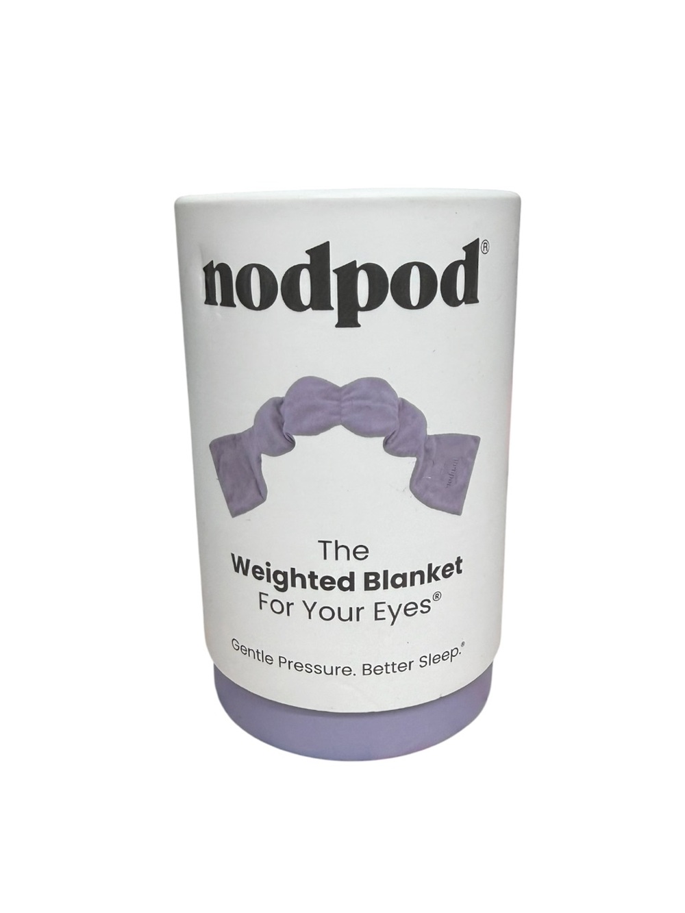 Nodpod Weighted Sleep Mask Lavender Purple Blanket For Your Eyes NIB